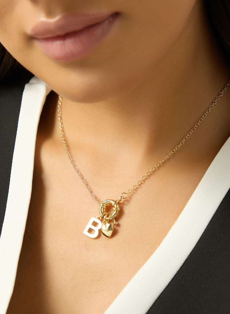 ELLA Gold Detail Necklace With Charms - Image 5